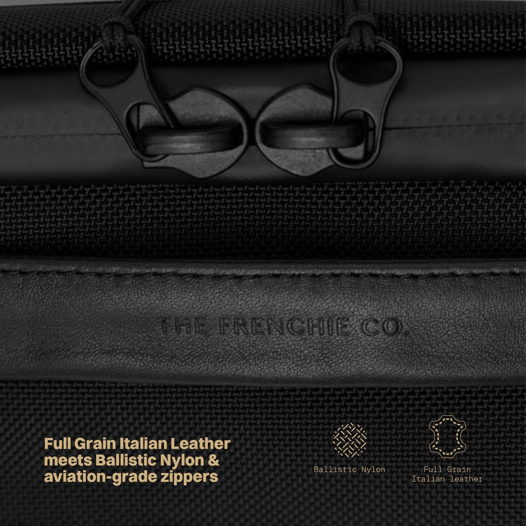 The Frenchie Co. 2-in-1 Speed Briefcase, Laptop Briefcases with Collapsible Workstation Stand, Backpack & Briefcase Carry Options, Made of Ballistic Nylon