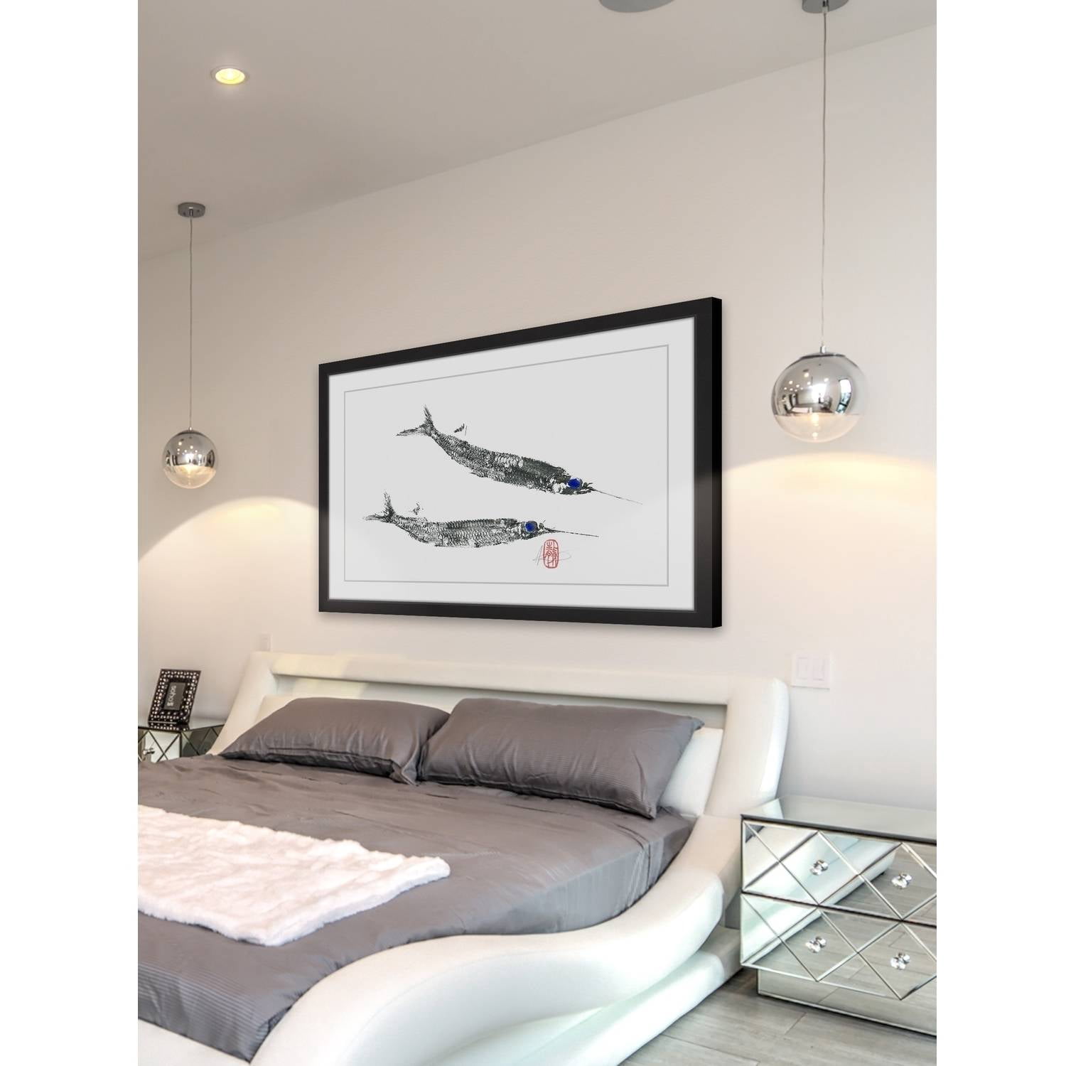 "Needle Fish" Framed Painting Print