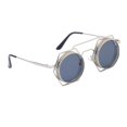 thumbnail image 4 of Retro Steampunk Gafas de sol Gafas s Gafas circulares para mujeres Hombres Adultos Gris-plata Yuyangstore gafas de sol steampunk, 4 of 7