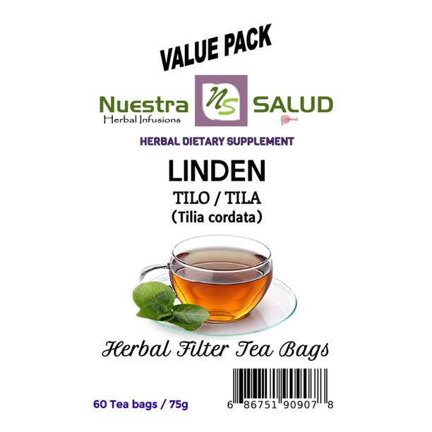 Linden Filter Tea Tilo Tila Value Pack (60 tea bags)