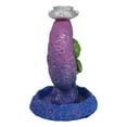 thumbnail image 4 of UFO Green Roswell Alien Sleeping On Crescent Crater Moon Backflow Incense Burner, 4 of 10