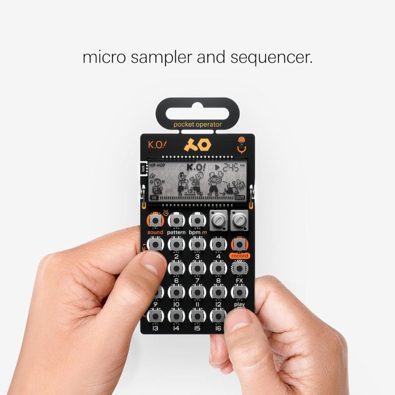 teenage engineering PO-33 KO Pocket Operator Micro Sampler teenage engineering PO-33 KO Pocket Operator Micro Sampler