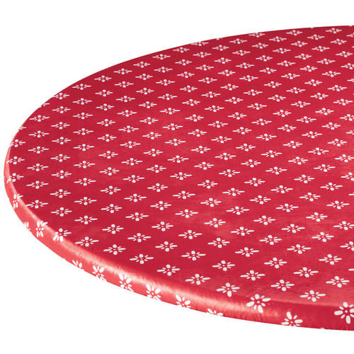 Heritage Vinyl Elasticized Table Cover By HomeStyle Kitchen40" 44