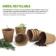 thumbnail image 3 of 100 macetas de turba de 6 cm para sembrar: macetas biodegradables para iniciar semillas con 2 herramientas de siembra, kits de macetas biodegradables para plantas, macetas de germinación para vivero, 3 of 8