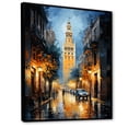 thumbnail image 2 of Designart "Iconic Giralda of Seville, Spain I" Cityscapes Floater Framed Wall Art Print, 2 of 7