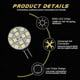 thumbnail image 2 of 10x G4 Led Bulb Dc 12v Non Dimmable White 6000k Light Bulb Replacement 20w Halogen Lamp, 2 of 5