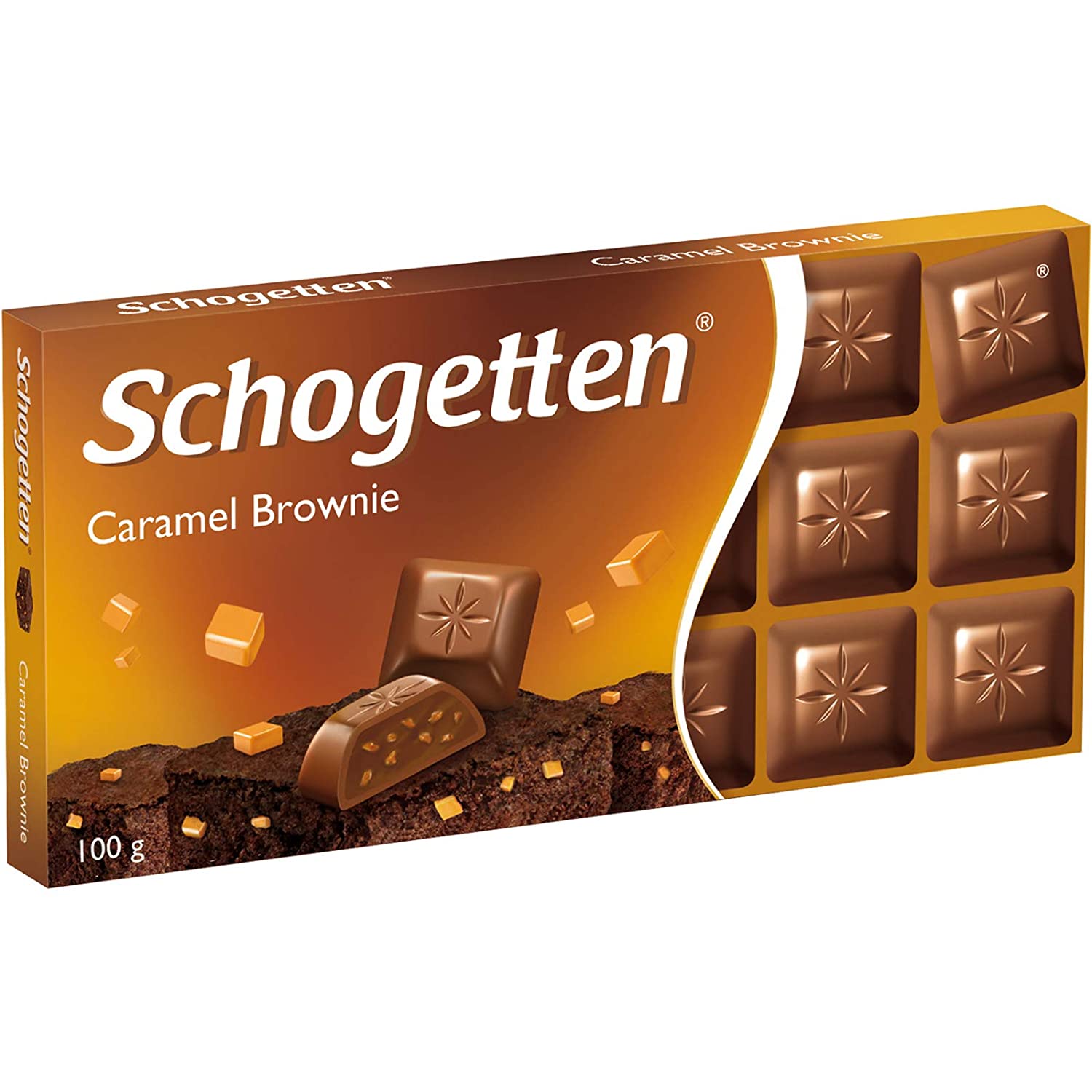 Schogetten Caramel Brownie Chocolate Bar Candy Original German Chocolate 100g/3.52oz Walmart Schogetten Caramel Brownie Chocolate Bar Candy Original German Chocolate 100g/3.52oz Walmart