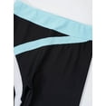 thumbnail image 6 of iiniim Kids Girls Athletic Color Block Gymnastics Yoga Pants Tights Dance Leggings Light Blue 6, 6 of 7