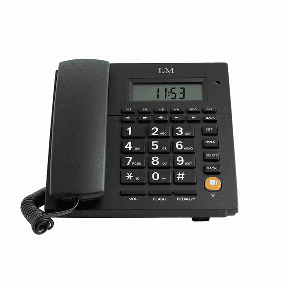 Teléfono Secretarial LM LM-1801 Negro