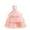 Pink, variant on AUNVITO Girls Tiered Tulle Party Dress Sleeveless Round Neck Bow Accents Princess Pageant Birthday Performance Formal
