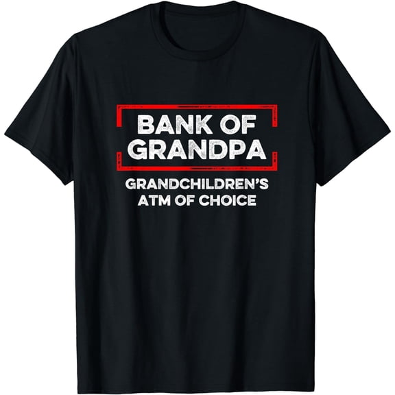 Grandparents Day Grandma Grandpa To Be Bank Funny DA1 T-Shirt