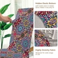 thumbnail image 5 of Yayeee 2 Pack Dining Chair Covers Stretch Parson Chairs Slipcovers Seat Protector, Colorful Mandala Pattern, 5 of 6