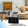 thumbnail image 2 of Qzbhct 8 Pack Activated Charcoal Filters Box Replacment Charcoal Filter Mat Compatible with Catit Hooded Litter Box, 2 of 7