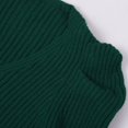 thumbnail image 3 of Vedolay Women's 2023 Sweaters Women's Long Sleeve Tops Waffle Knit Fashion Cropped Casual V Neck Top,B L, 3 of 5
