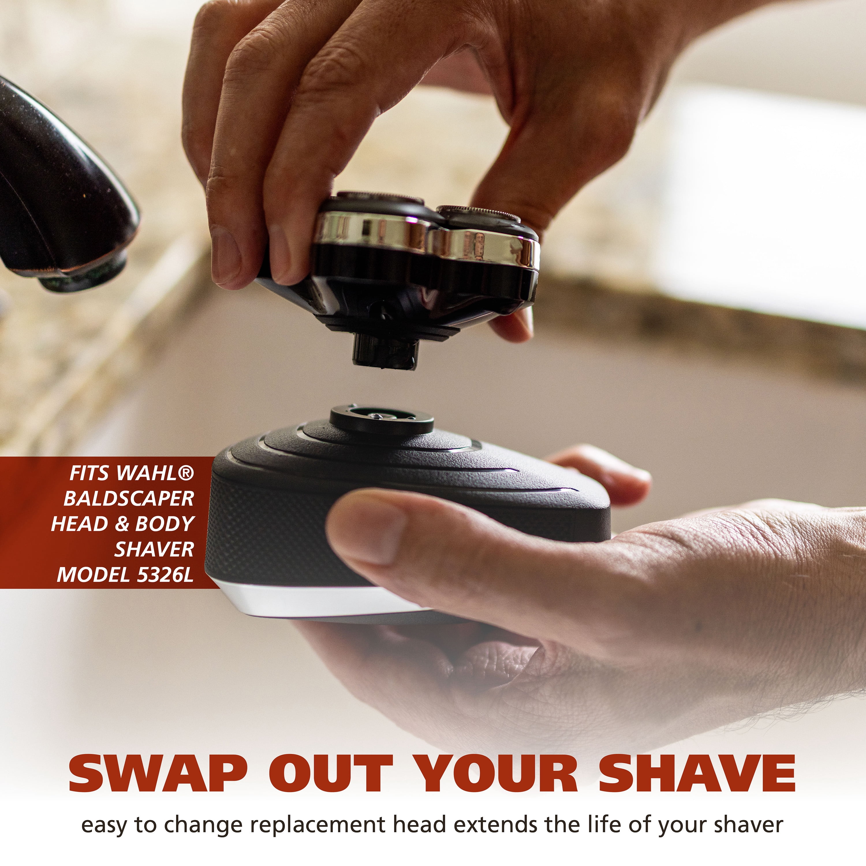 Wahl Baldscaper Electric Head Shaver Replacement Blade for Men, Fits Wahl 5326L Mens Shavers – Model 3031015