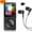 Black, variant on Upgrade MP3 Player with Bluetooth and 32GB,Hi-Fi Music Player with Built-in Speaker,Earphones,Voice-Activated Recording MP3 Players with FM/E-Book/Video,Supports up to 128GB for Kids, Running,Walking