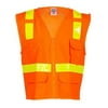Ml Kishigo B61529664 Oralite Solid Front with Mesh Back Vest, Orange - Medium