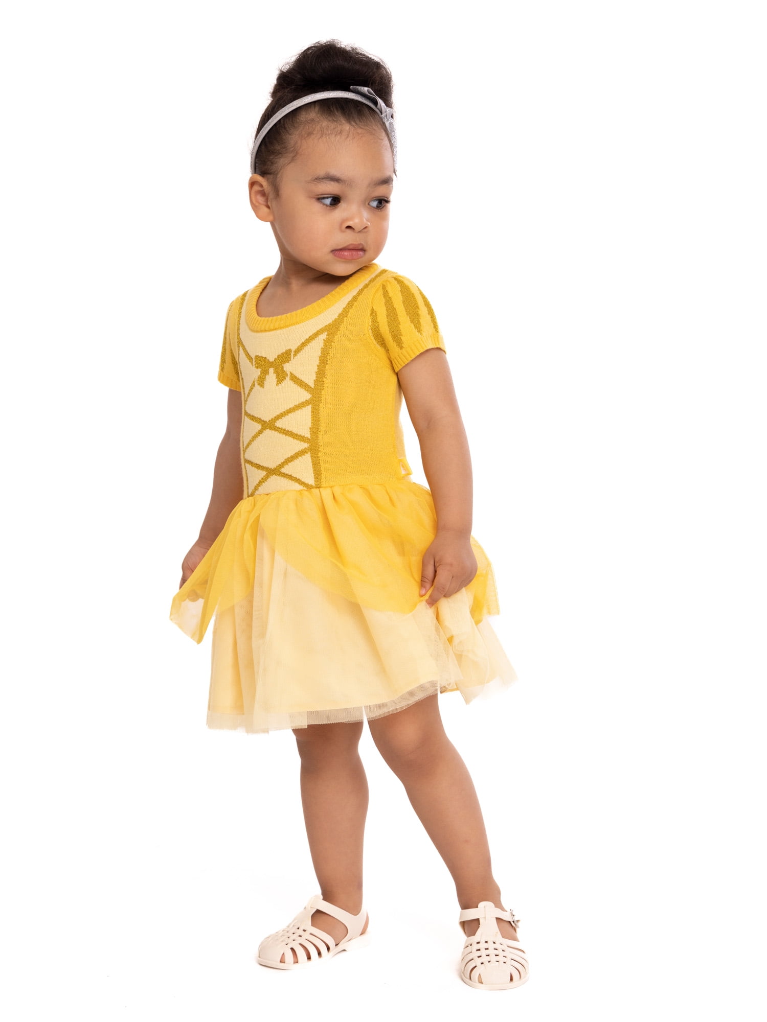 Disney Toddler Girls Beauty and The Beast Cosplay Dress, Sizes 12M-5T