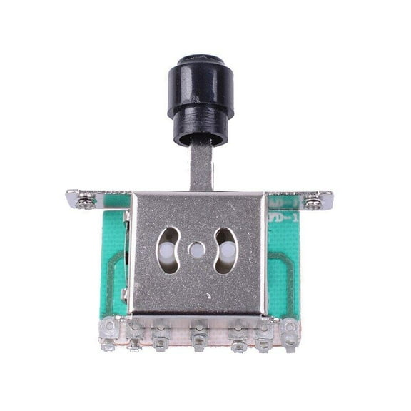 10pcs Guitar 5 WAY PICKUP SELECTOR SWITCH FOR FD STRAT replacement with Black/White/Cream Tip