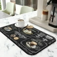 thumbnail image 2 of Fun Coffee Mat 19inx12in,Coffee Bar Mat for Countertops,Absorbent Hide Stain Anti-Slip Coffee Bar Accessories Fit Under Coffee Machine Mat,dish Drying Mats for Kitchen, 2 of 6
