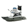 thumbnail image 1 of AQUOS 7.5ft Inflatable Pontoon Boat with Haswing 12V 20LBS Transom Trolling Motor, 1 of 10