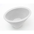 thumbnail image 3 of Good Ideas IMP-CRKOVA-WH Creekside Oval Stone Planter - White, 3 of 4