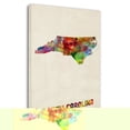thumbnail image 2 of Trademark Fine Art "North Carolina Map" Canvas Wall Art by Michael Tompsett, 2 of 3