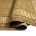 thumbnail image 3 of Home Dynamix Tripoli Julie Modern Border Indoor/Outdoor Area Rug, Brown/Ivory, 7'10"x10'2", 3 of 9
