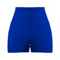 thumbnail image 4 of Bovemsi High Waisted Butt Lifting Yoga Shorts for Women - Scrunch Booty Workout Shorts with 4.5" Inseam, Blue, L, 4 of 5