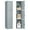 Gray, variant on MIIIKO Metal Locker for Gym, School, Office, 71" Metal Storage Locker Cabinets for Employees, Students Steel Lockers Four Tier, 4 Door