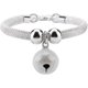 thumbnail image 1 of KAIYANG Collar con cascabel para mascotas Collar ajustable para gatos con cascabel (rosa) 1 pieza Blanco, 1 of 5