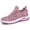 Light Pink, variant on Women's Breathable Mesh Lace Up Sneakers Casual Walking Running Shoes Lightweight Comfortable Athletic Footwear for Women