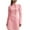 Pink, variant on Women's Fall Business Dress Winter Long Sleeve Mock Neck Fashion Button Elegant Work Formal Cocktail Party Short Dresses White XL