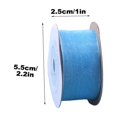 thumbnail image 3 of 2.5cm Solid Color Ribbon Christmas Gift Box Ribbon Decoration for Wrapping, 3 of 7