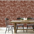 thumbnail image 5 of S4Sassy Peel & Stick Vinyl Wallpaper, Paisley Print Wall Paper Contact Paper Waterproof - Brown, 25"x360", Removable Asian Style Covering for Home Decor in Bedrooms & Living Areas, 5 of 9