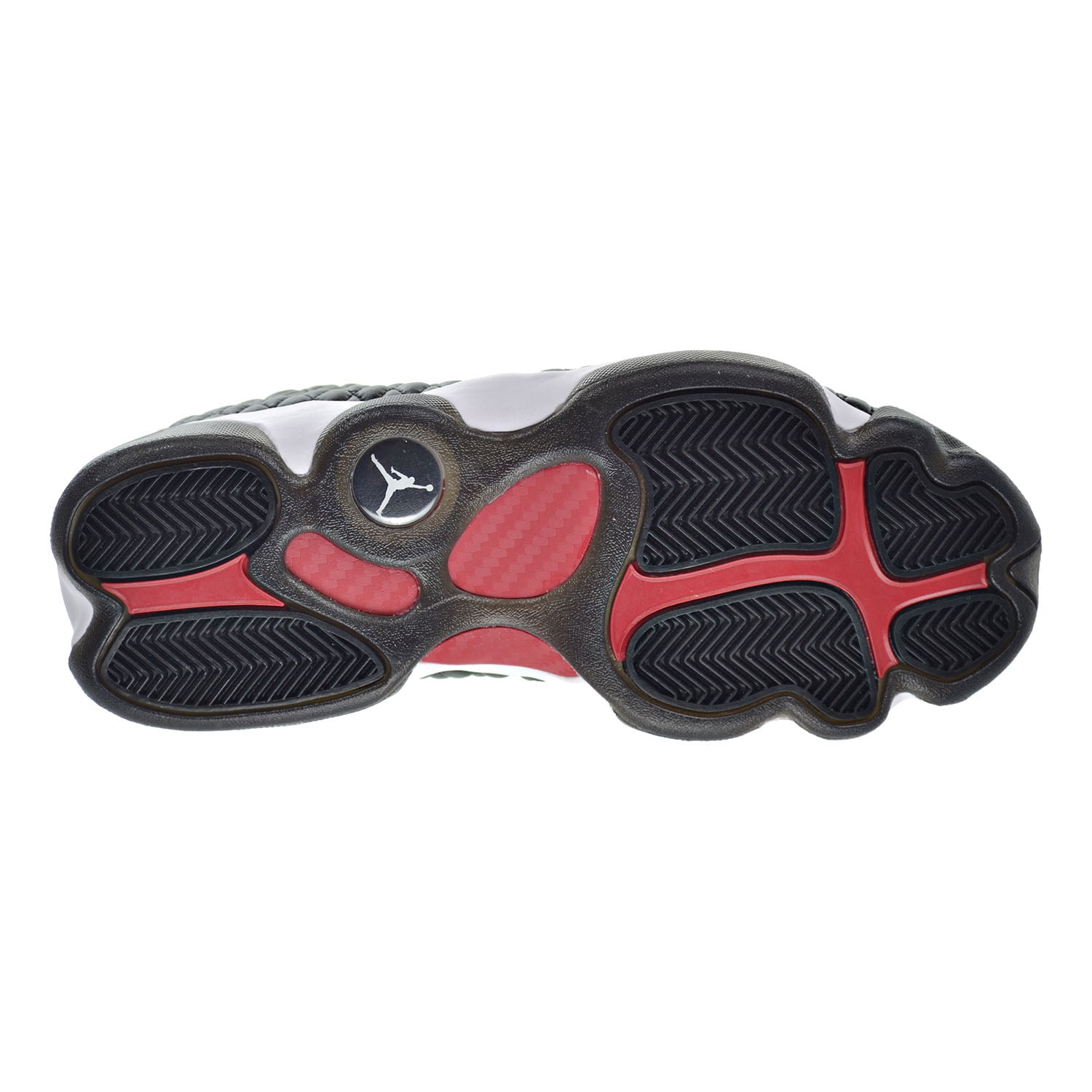 jordan horizon low black and red