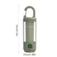 thumbnail image 3 of Linterna portátil para camping | Lámpara LED de ambiente retro de 3 colores | Recargable Type-C 1200mAh | Brillo ajustable fuerte/débil | Con gancho | 5.12x1.38 pulgadas | Para senderismo y tienda, 3 of 9