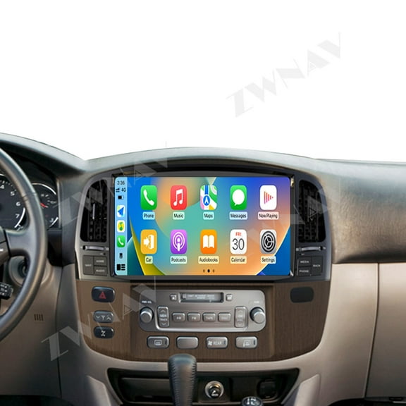 ZWNAV 13.6 inch car radio player for Lexus LX470 2003-2007 Android head unit IPS touch screen car GPS navigation multimedia player