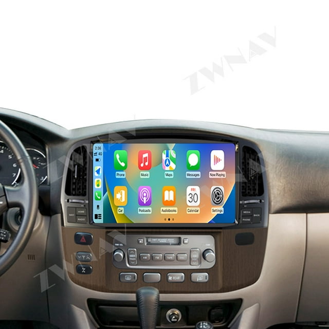 ZWNAV 13.6 inch car radio player for Lexus LX470 2003-2007 Android head unit IPS touch screen car GPS navigation multimedia player