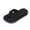 Black, variant on Kids Edge Line Flip Flops Soft Cushioned Insole Indoor Outdoor Thong Sandals Size:11