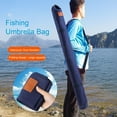 thumbnail image 3 of Pebbuoy Fishing Umbrella Bag Waterproof Canvas Adjustable Strap Foldable Fishing Rod Tools Rain Umbrella Holder Carrier Pouch Outdoor Fishing Accessories, 3 of 6