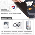 thumbnail image 2 of Halloween Ghosts and Bats Pumpkins Dishwasher Magnet Cover Magnetic Dishwasher Refrigerator Sticker Door Home Decorative Art Kitchen Panel Decal 23x26 Inch, 2 of 6