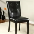 thumbnail image 1 of Furniture Of America IDF-3188BK-SC Fauteuil I Noir - Lot de 2, 1 of 4