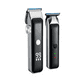 thumbnail image 1 of Maquina De Corte De Pelo Kit Profesional Clipper Inalámbrica Malubero  Negro,  Plateado, 1 of 5