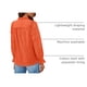 thumbnail image 4 of Blusa de Encaje de Manga Larga PRETTYGARDEN para Mujer XL Naranja, 4 of 7