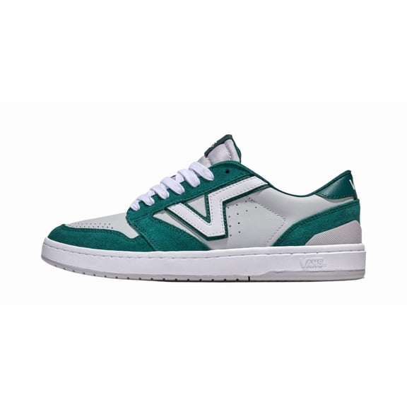 VANS U LOWLAND 2.0 UNISEX SNEAKERS - GREEN - Tri-tone Green / Grey / Men 6.5 / Women 8 / Medium