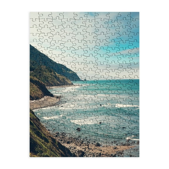 Society6 Catherine Mcdonald California Pacific Coast Highway 200 Piece Jigsaw Puzzle