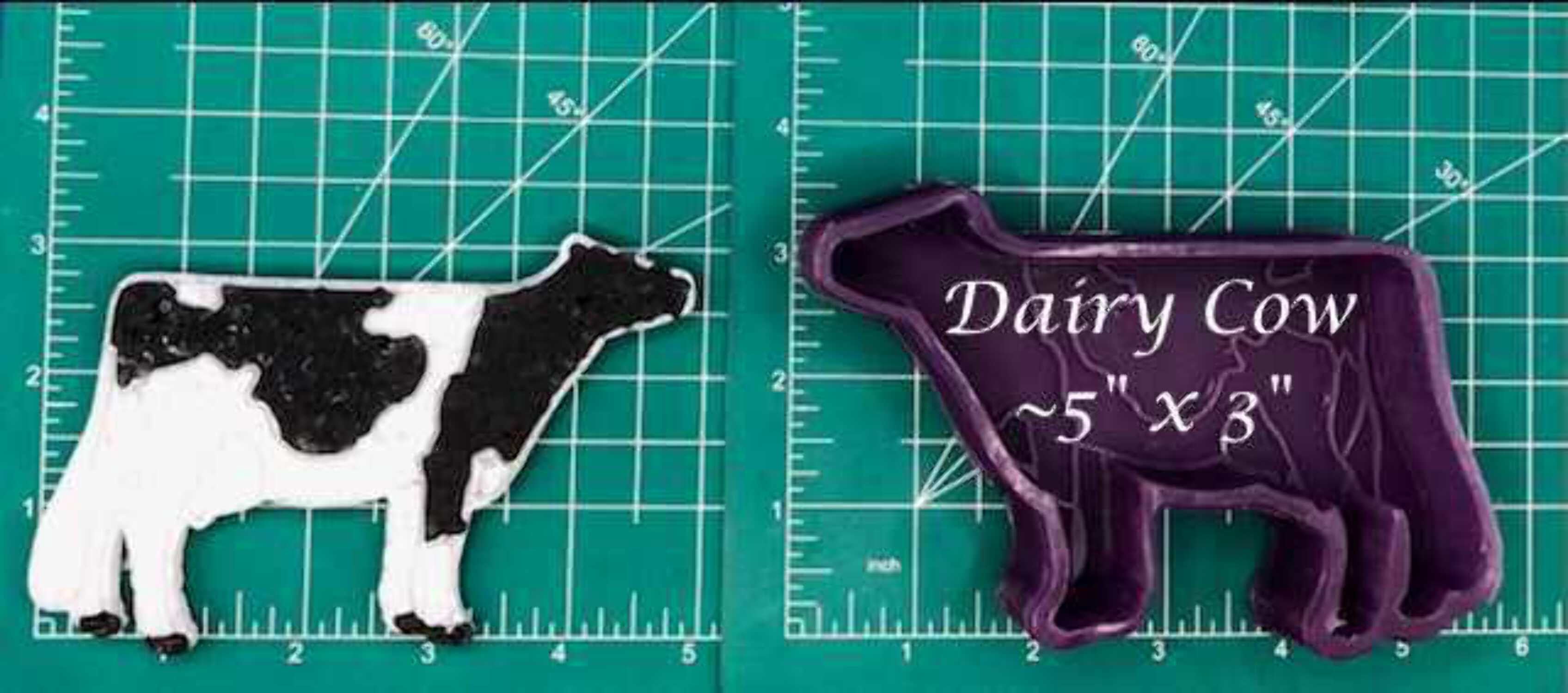 Dairy Cow with Spots Silicone Freshie Mold