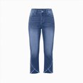 thumbnail image 4 of UAYOTSE Womens High Waist Pants Fashion Casual Straight Leg Wide Leg Jeans,Sizes XL, 4 of 5