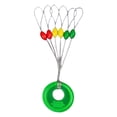 thumbnail image 1 of FLhrweasw Flotador Pesca Goma para Exteriores 600 Uds./100 Grupos (forma Oliva M), 1 of 9